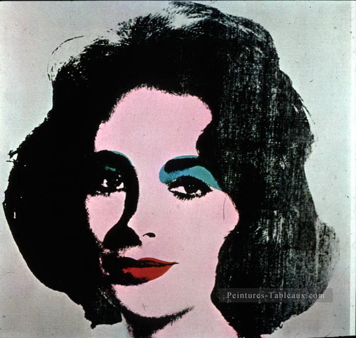 Liz Taylor Andy Warhol Peintures à l'huile